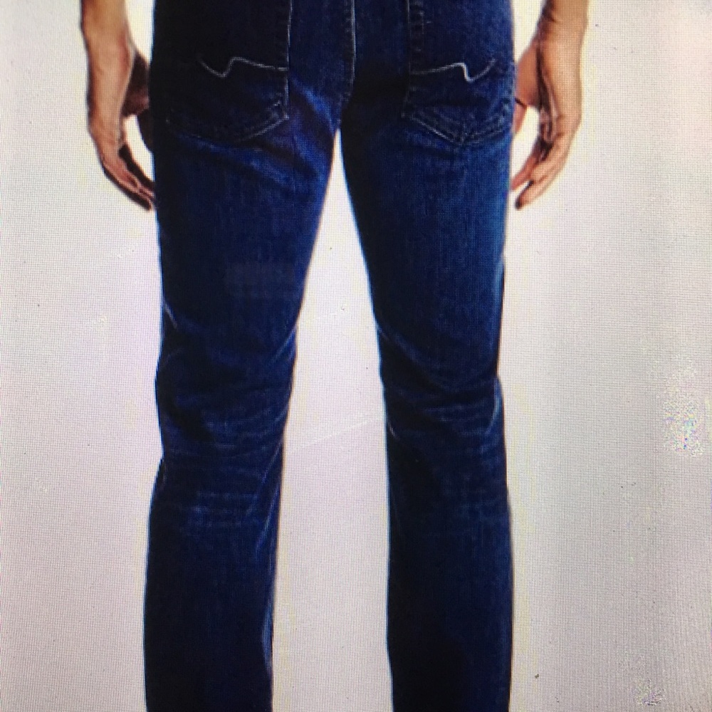 NWT 7 for all Mankind MENS jeans dark navy